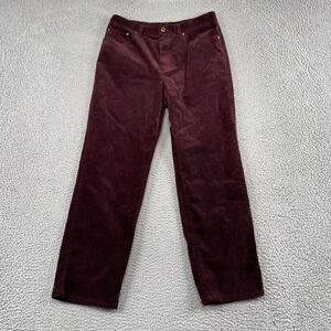 Lauren Ralph Lauren Women's Corduroy Pants in Wine